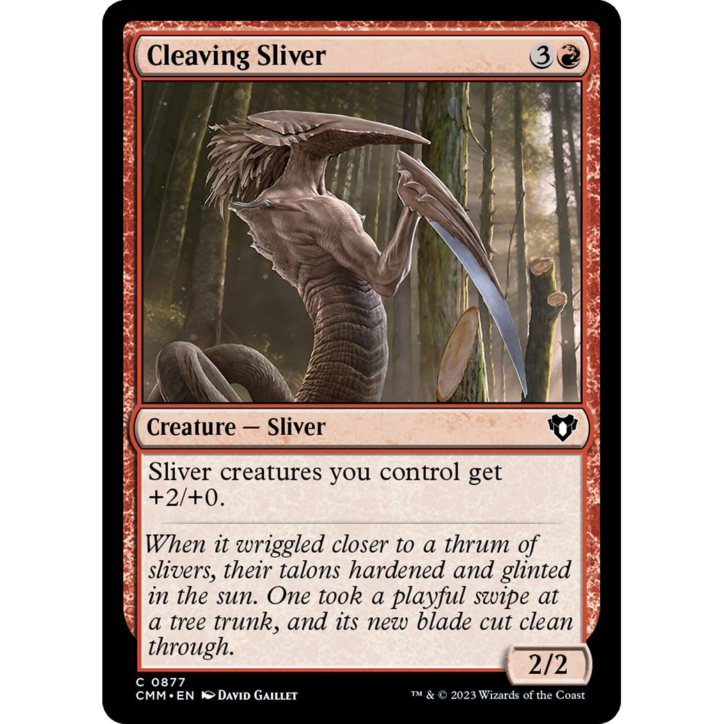 Cleaving Sliver (CMM-877) - Commander Masters