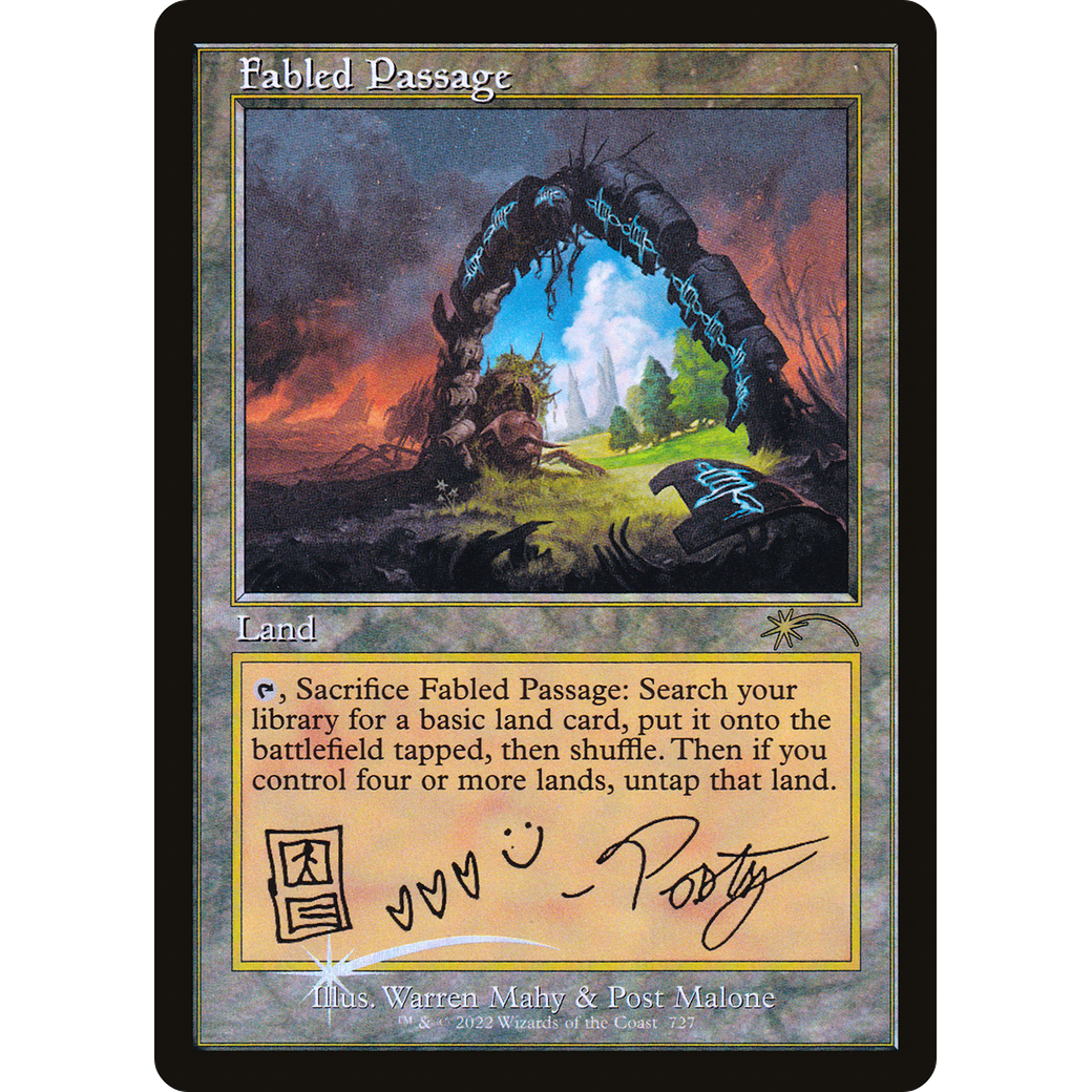 Fabled Passage (Post Malone) (SLD-727) - Secret Lair Drop Foil