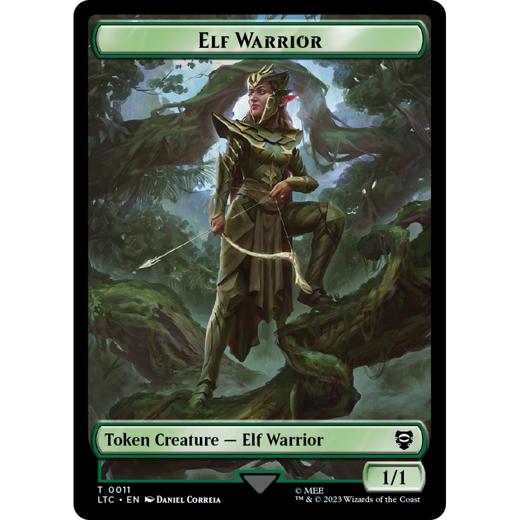 Elf Warrior (TLTC-011) - Tales of Middle-earth Commander Tokens