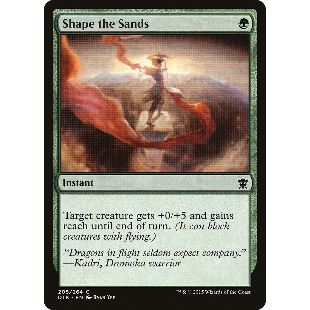 Shape the Sands (DTK-205) - Dragons of Tarkir