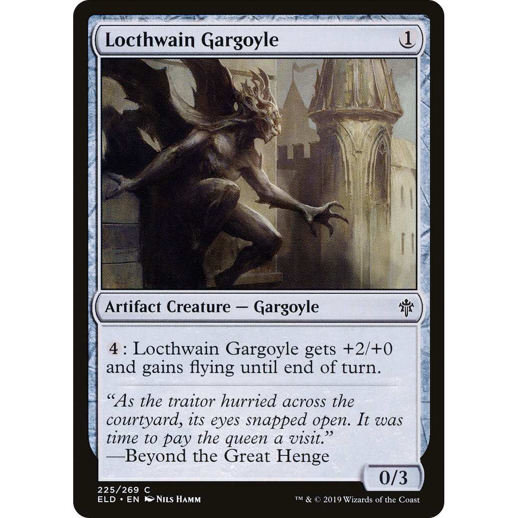 Locthwain Gargoyle (ELD-225) - Throne of Eldraine