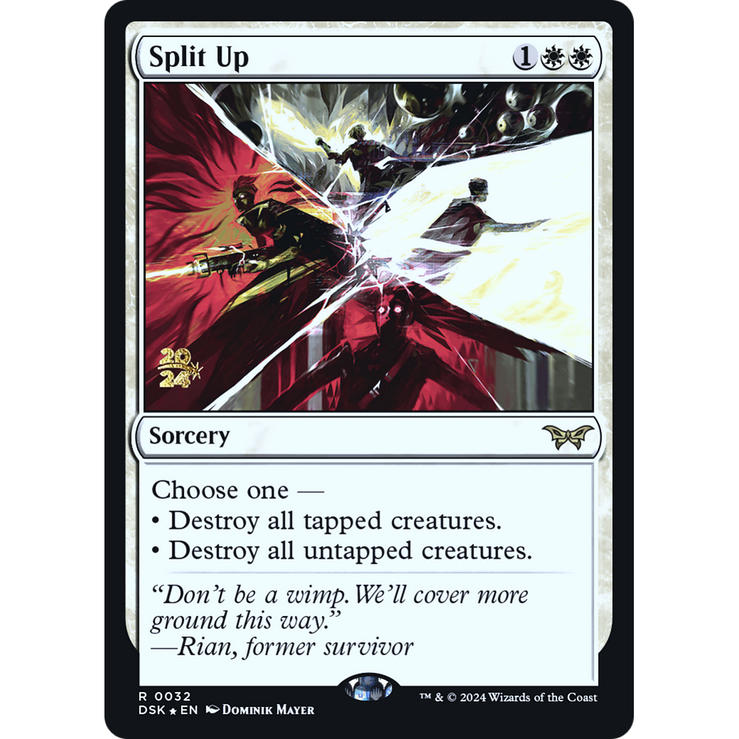 Split Up (PRE-32S) - Duskmourn: House of Horror Promos Foil