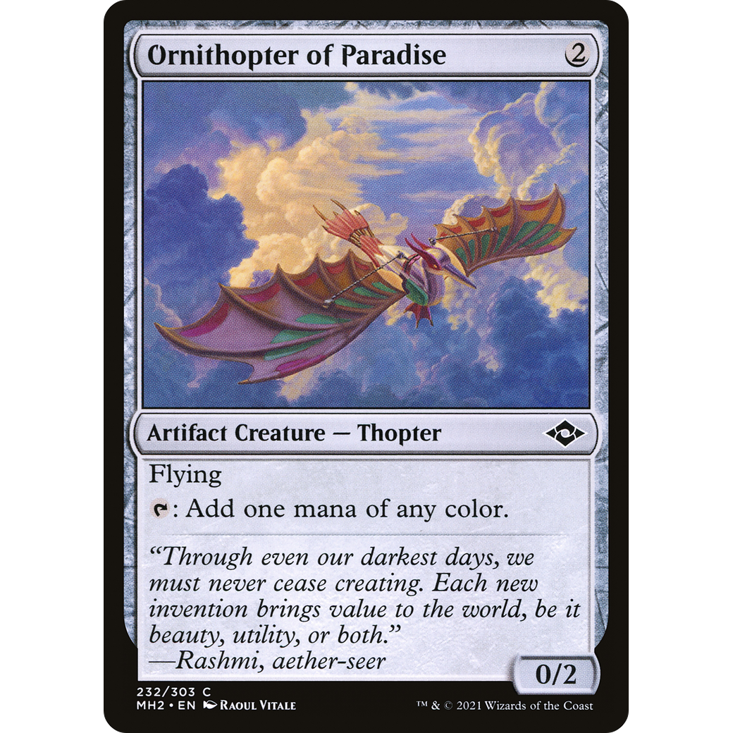 Ornithopter of Paradise (MH2-232) - Modern Horizons 2 Foil