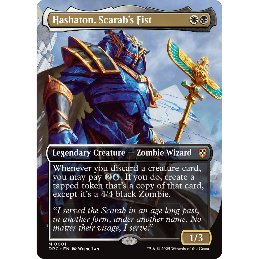 Hashaton, Scarab's Fist (DRC-001) - Commander: Aetherdrift