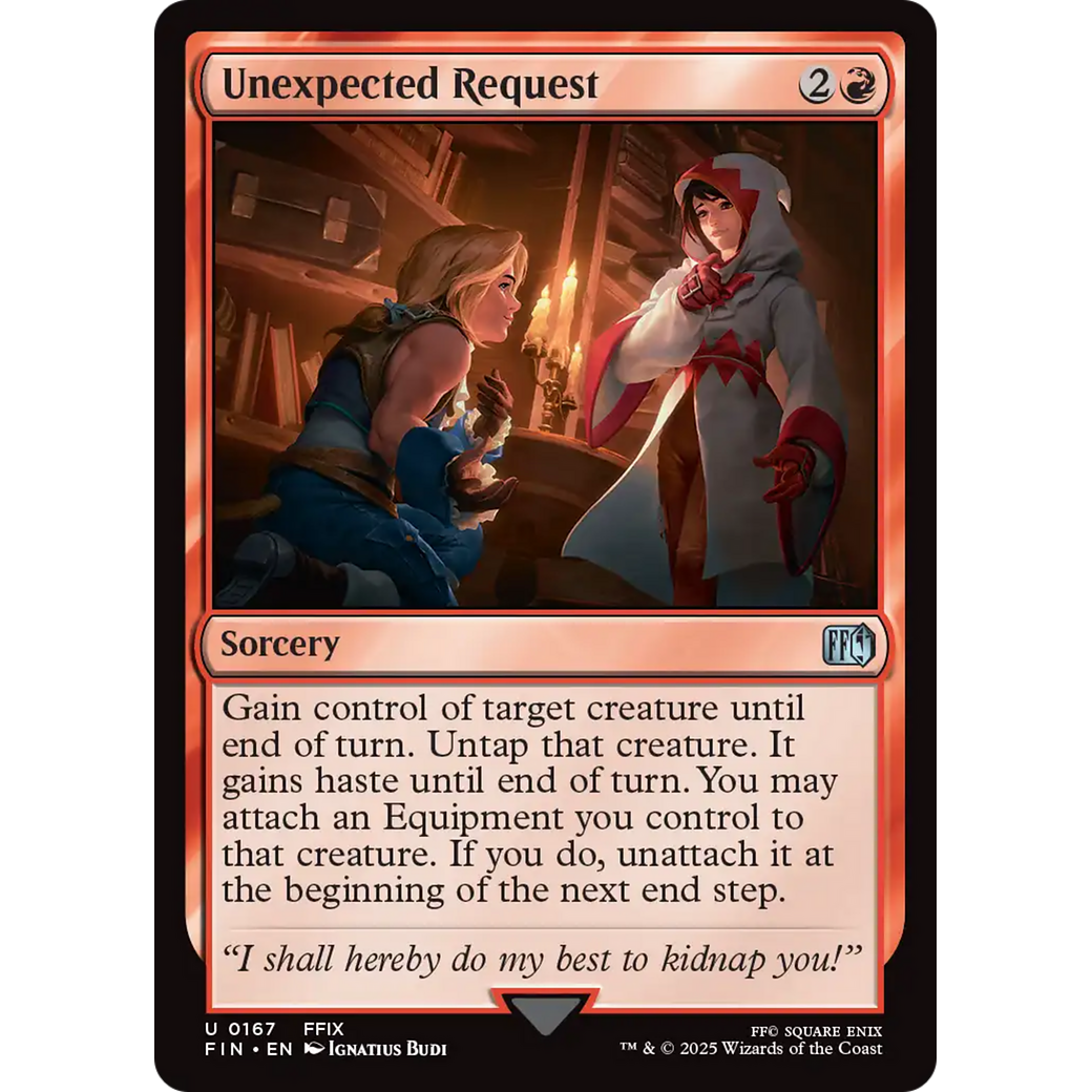 Unexpected Request (FIN-167) - FINAL FANTASY Foil