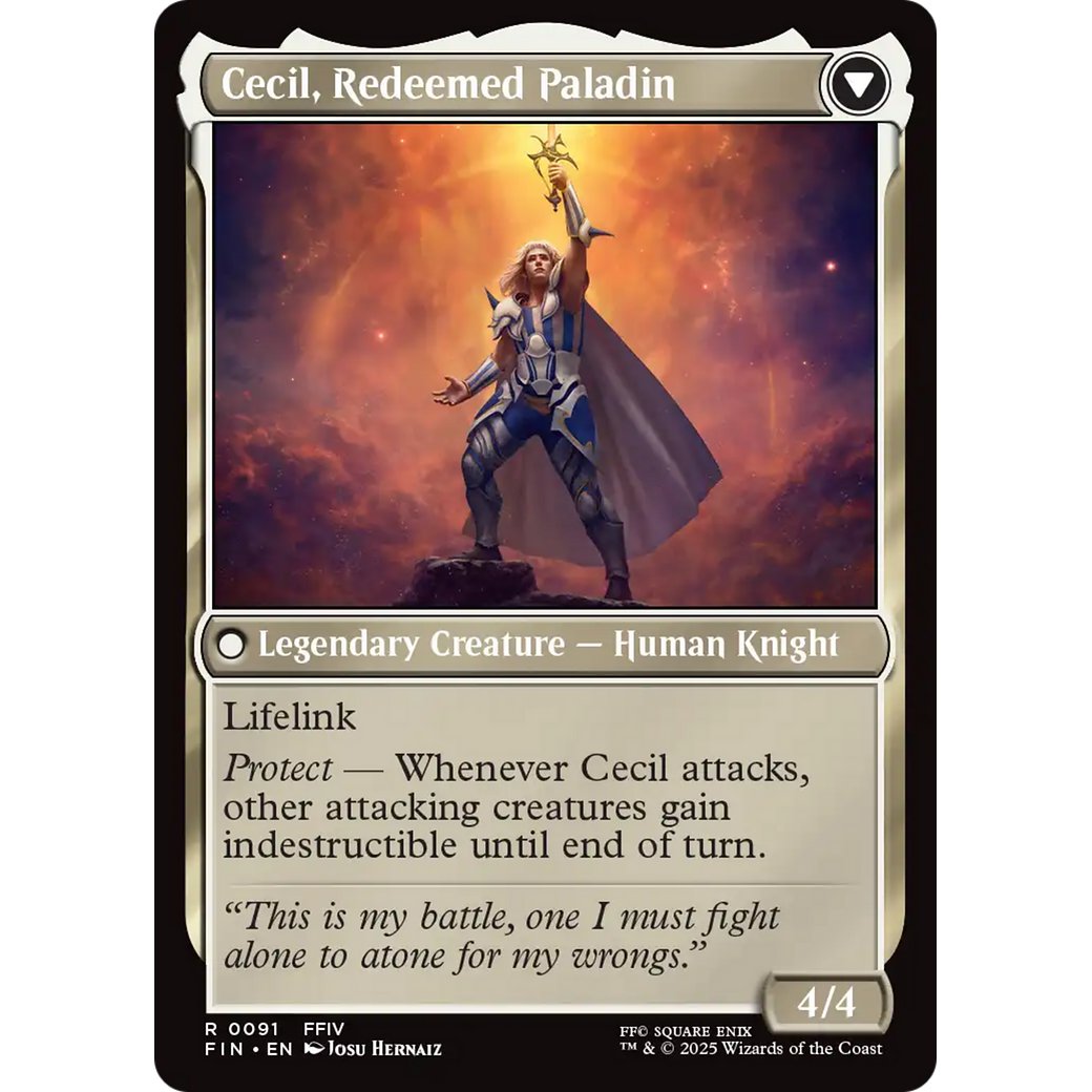 Cecil, Dark Knight (FIN-091) - FINAL FANTASY Foil