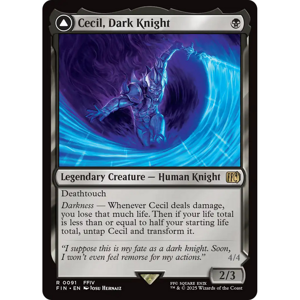 Cecil, Dark Knight (FIN-091) - FINAL FANTASY Foil