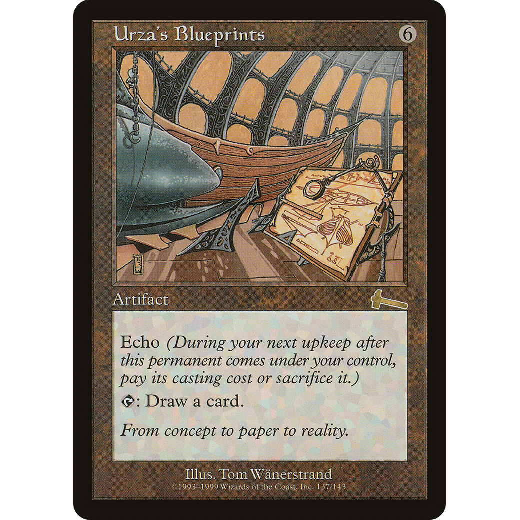 Urza's Blueprints (ULG-137) - Urza's Legacy Foil
