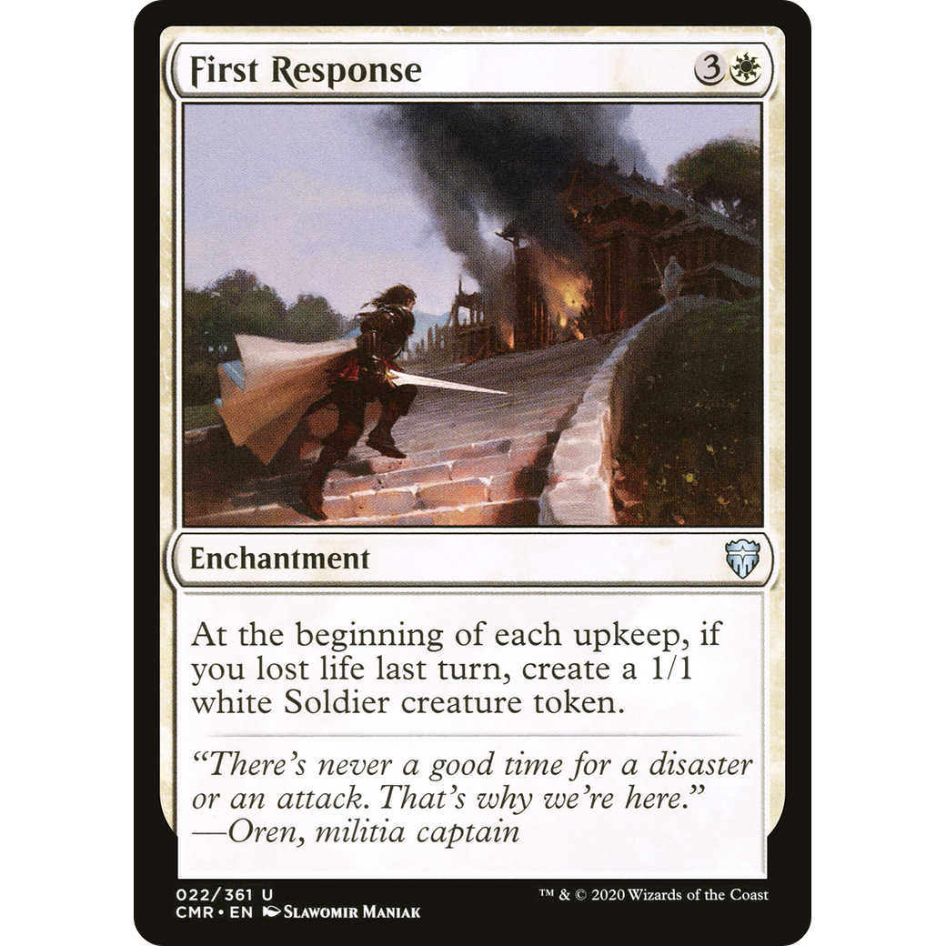 First Response (CMR-022) - Commander Legends Foil