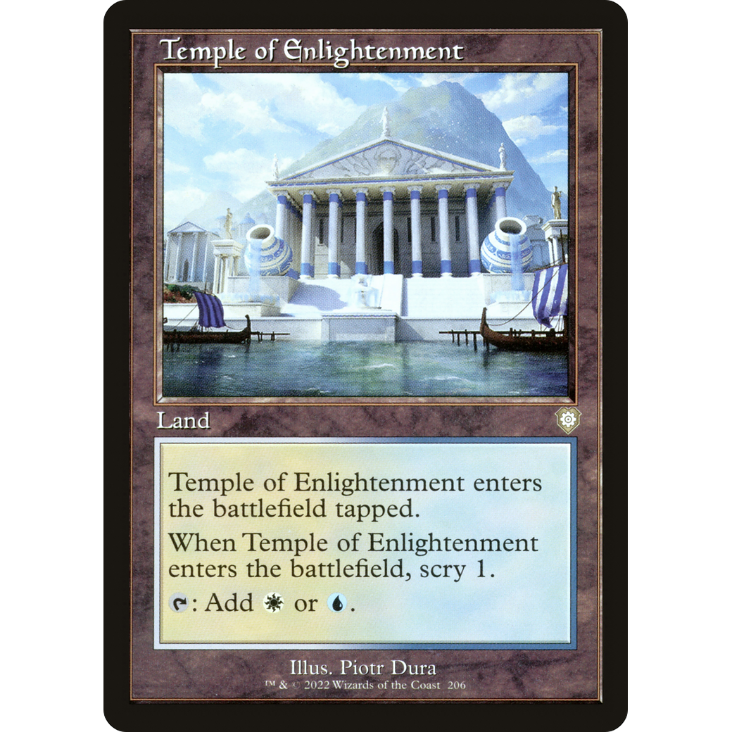 Temple of Enlightenment (Retro Frame) (BRC-206) - The Brothers' War Commander