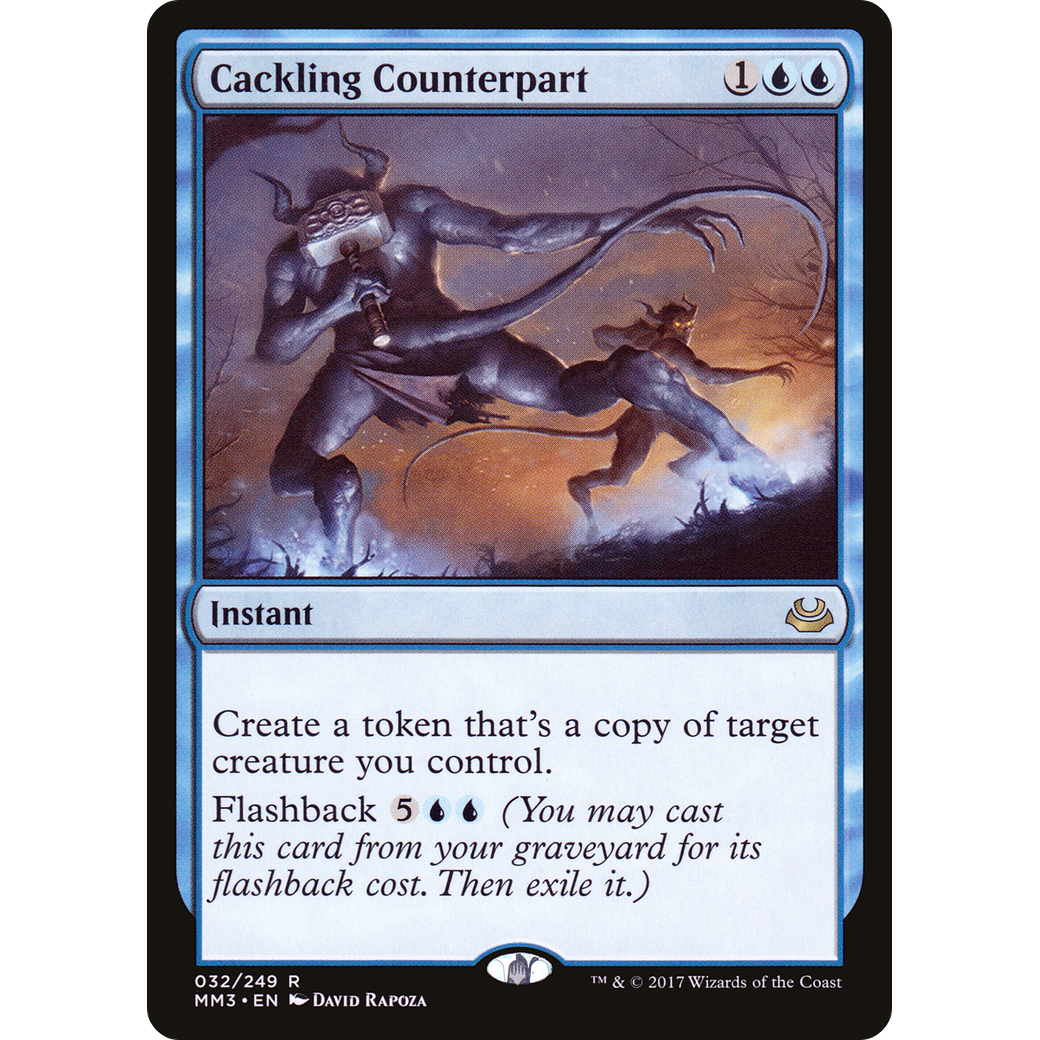 Cackling Counterpart (MM3-032) - Modern Masters 2017 Foil
