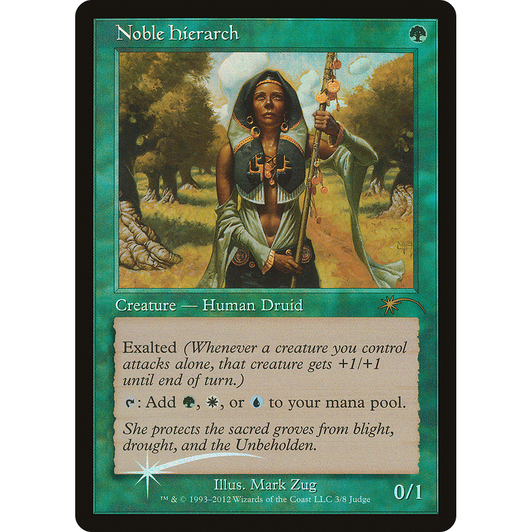 Noble Hierarch (JDG-003) - Judge Gift Cards 2012 Foil