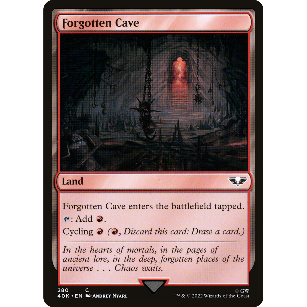 Forgotten Cave (40K-280) - Warhammer 40,000 Commander