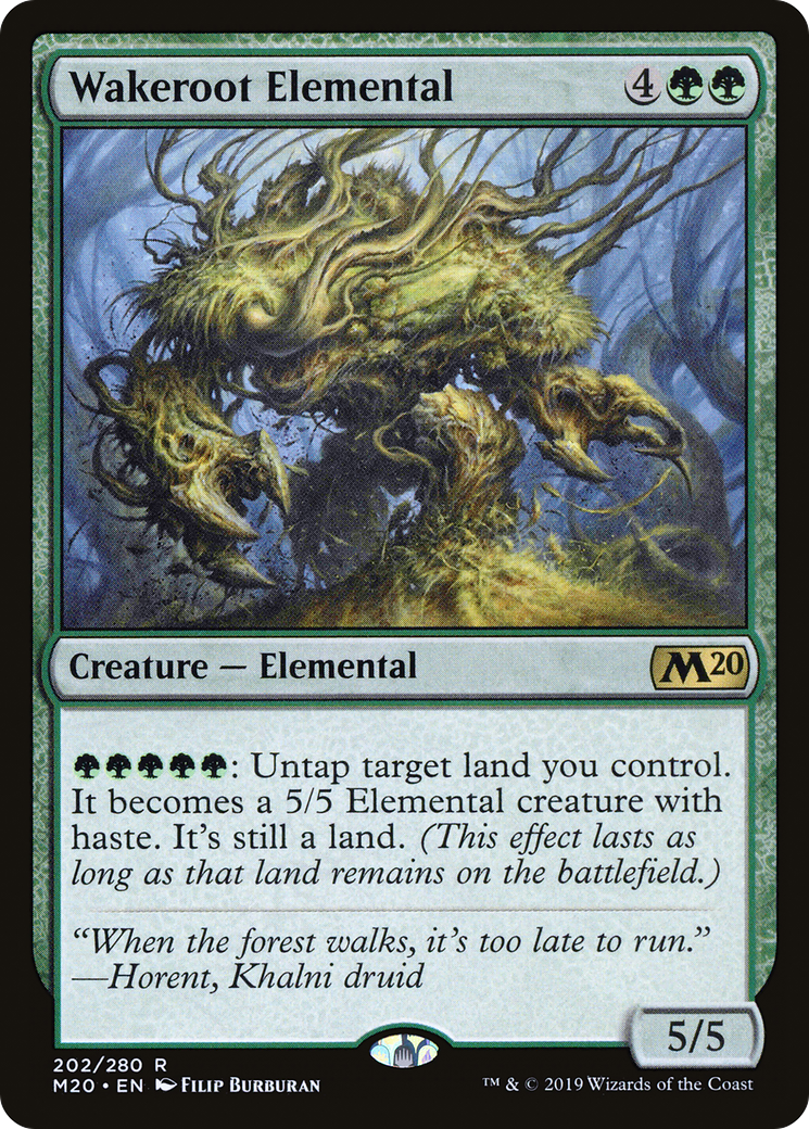 Wakeroot Elemental (M20-202) - Core Set 2020