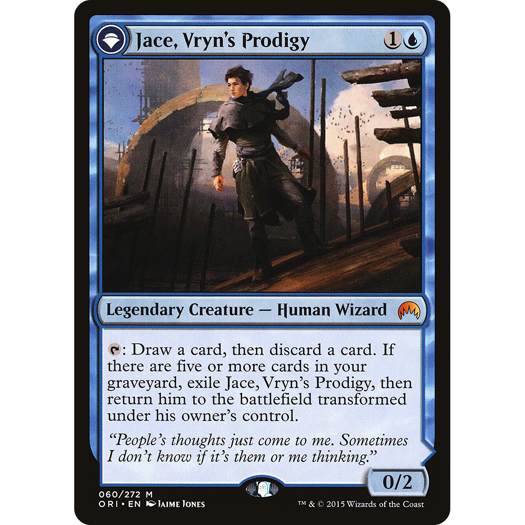 Jace, Vryn's Prodigy (ORI-060) - Magic Origins: (originpwdfc) Foil