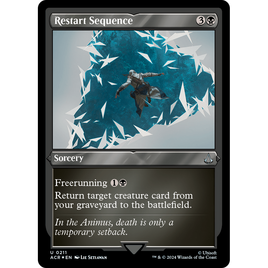 Restart Sequence (ACR-211) - Assassin's Creed Etched Foil