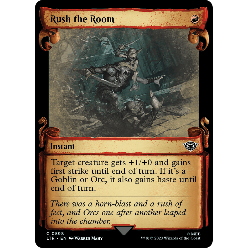 Rush the Room (LTR-598) - The Lord of the Rings: Tales of Middle-earth: (Showcase)