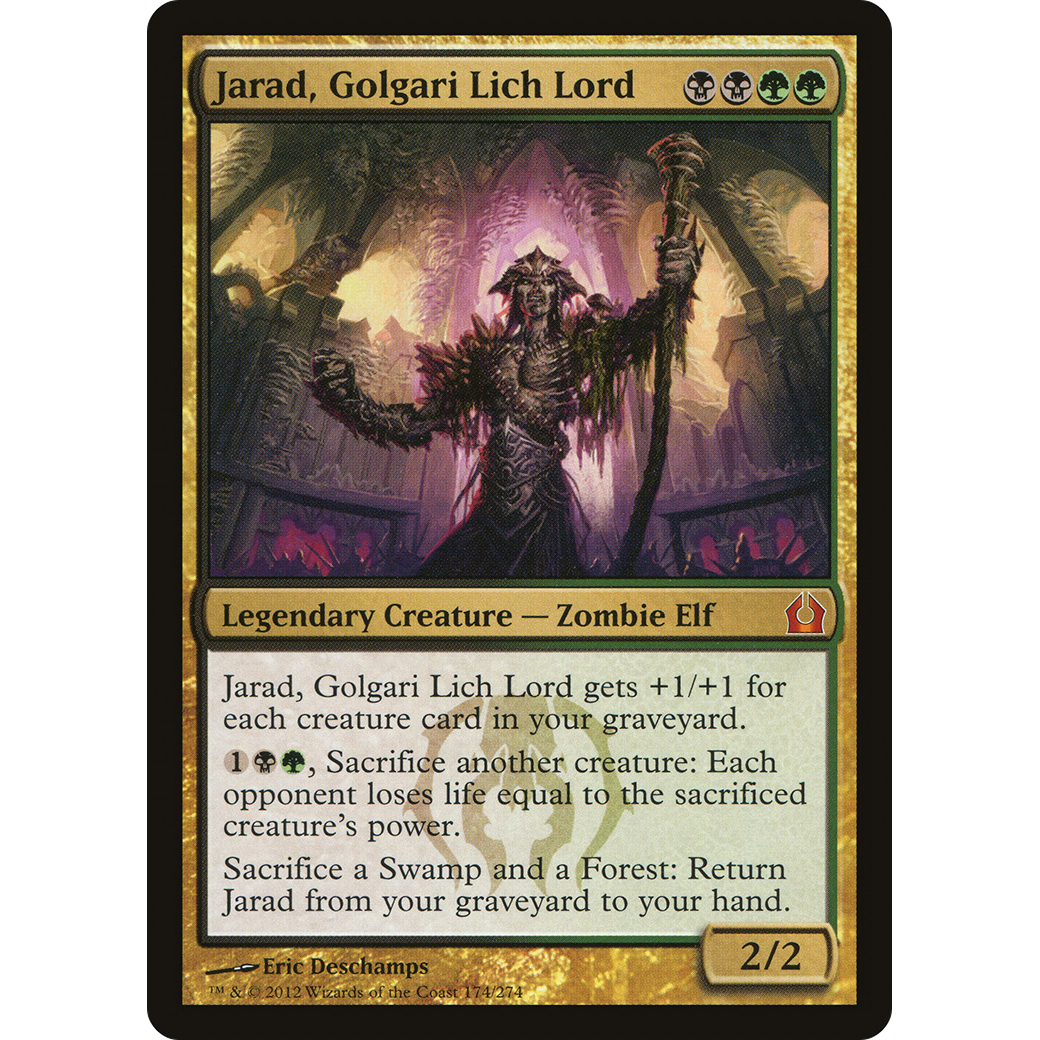 Jarad, Golgari Lich Lord (RTR-174) - Return to Ravnica Foil