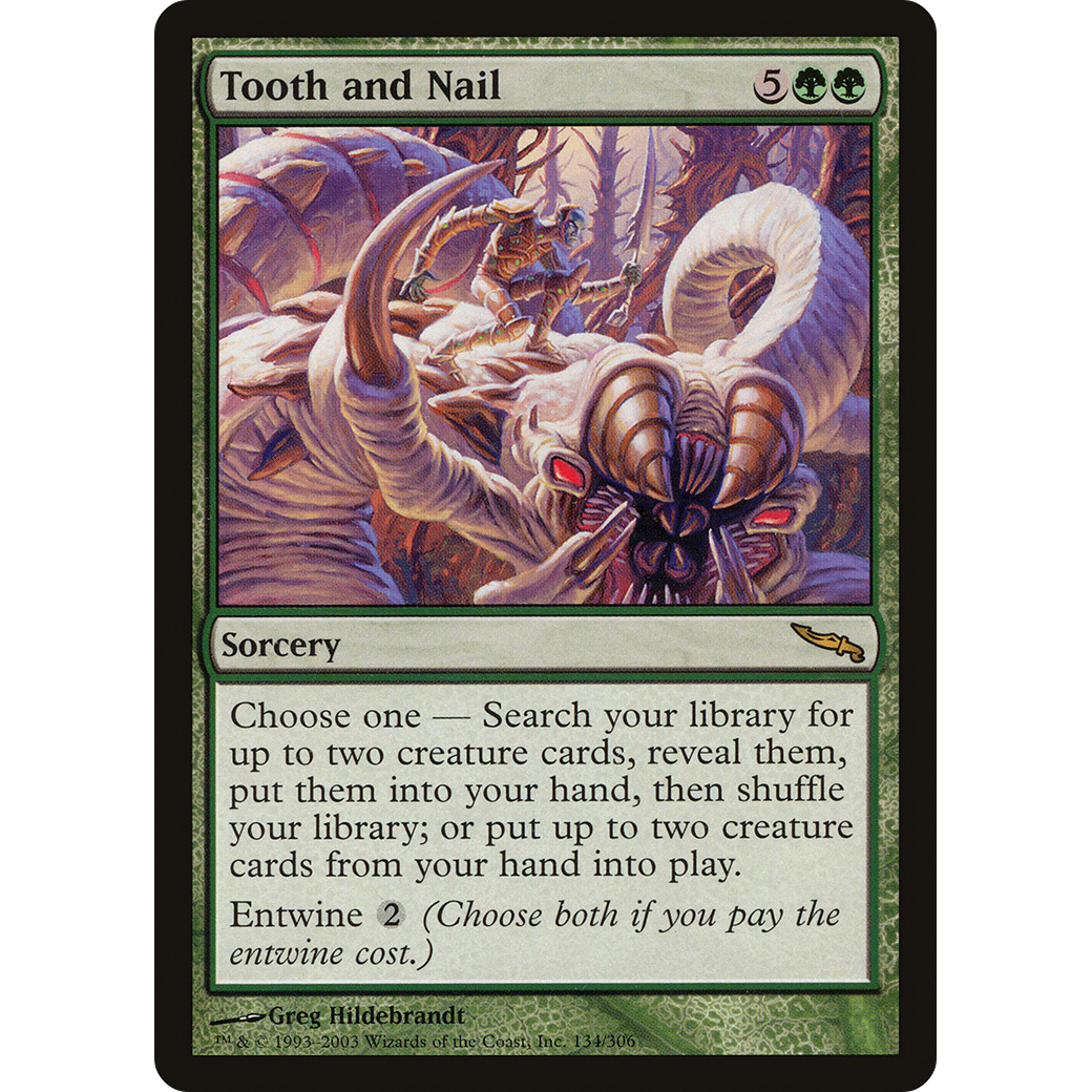 Tooth and Nail (MRD-134) - Mirrodin Foil
