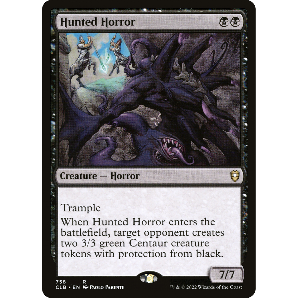 Hunted Horror (CLB-758) - Commander Legends: Battle for Baldur's Gate