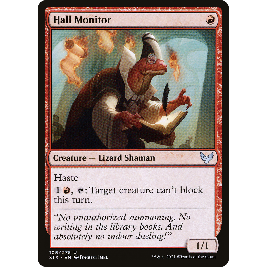 Hall Monitor (STX-105) - Strixhaven: School of Mages Foil