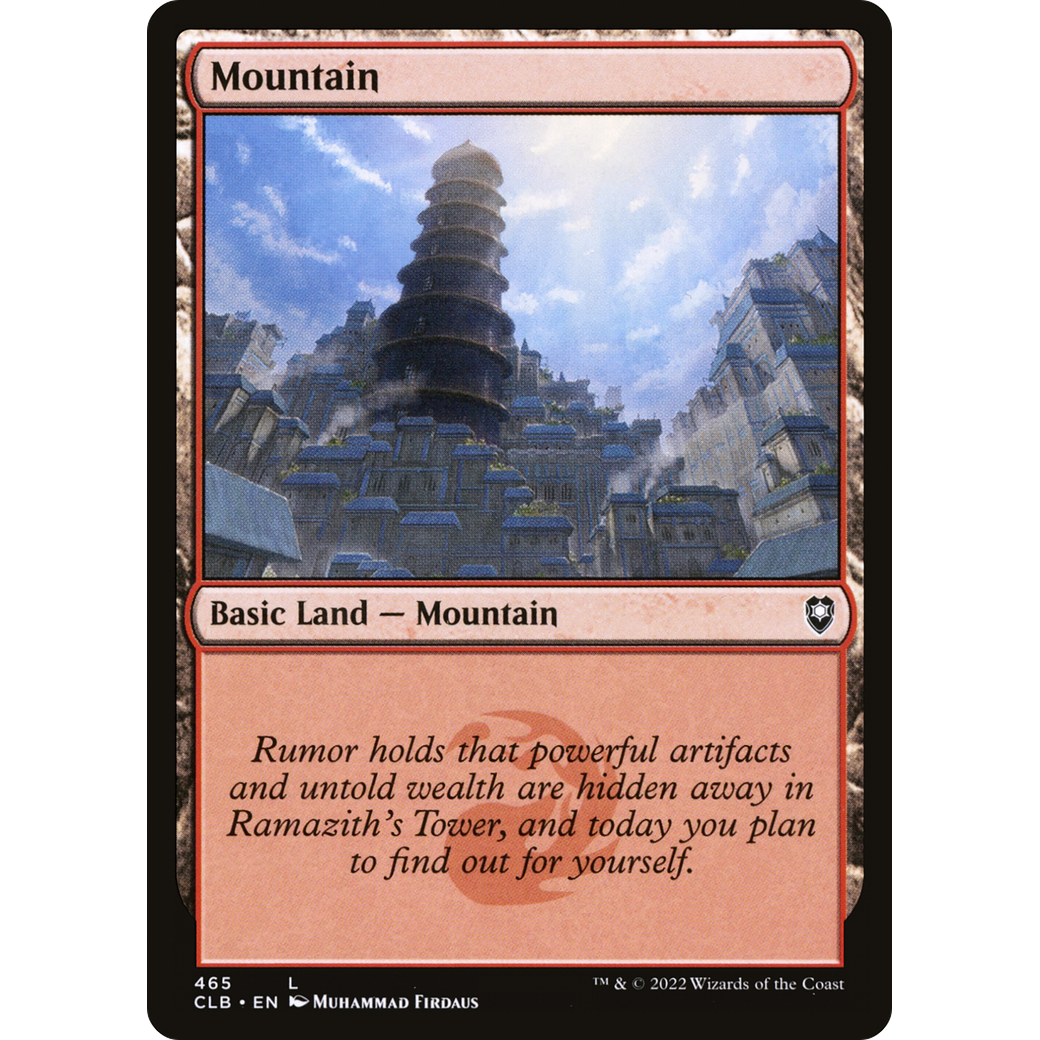 Mountain (CLB-465) - Commander Legends: Battle for Baldur's Gate