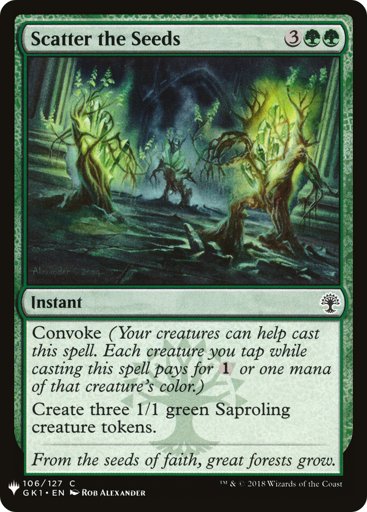 Scatter the Seeds (LIST-106) - The List