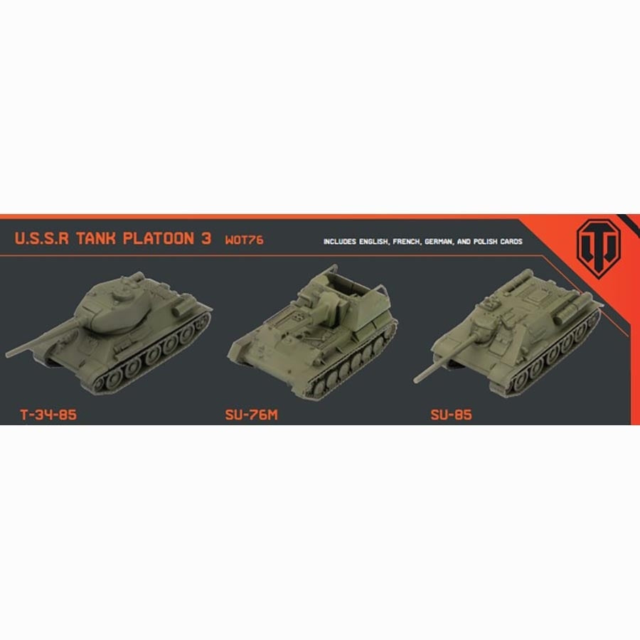 World of Tanks: U.S.S.R. Tank Platoon 3 (T-34-85, SU-76M, SU-85)