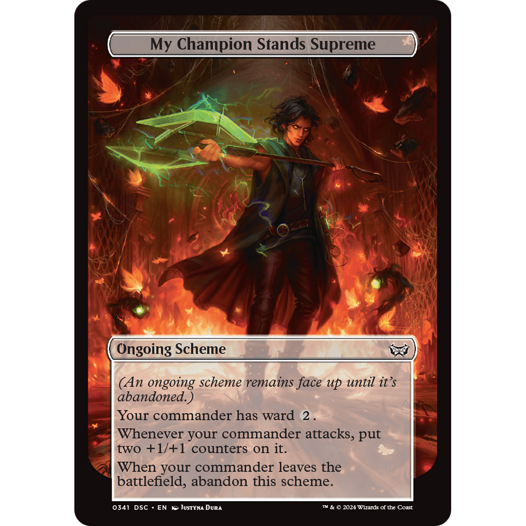 My Champion Stands Supreme (A:DSC-341) - Duskmourn: House of Horror Commander