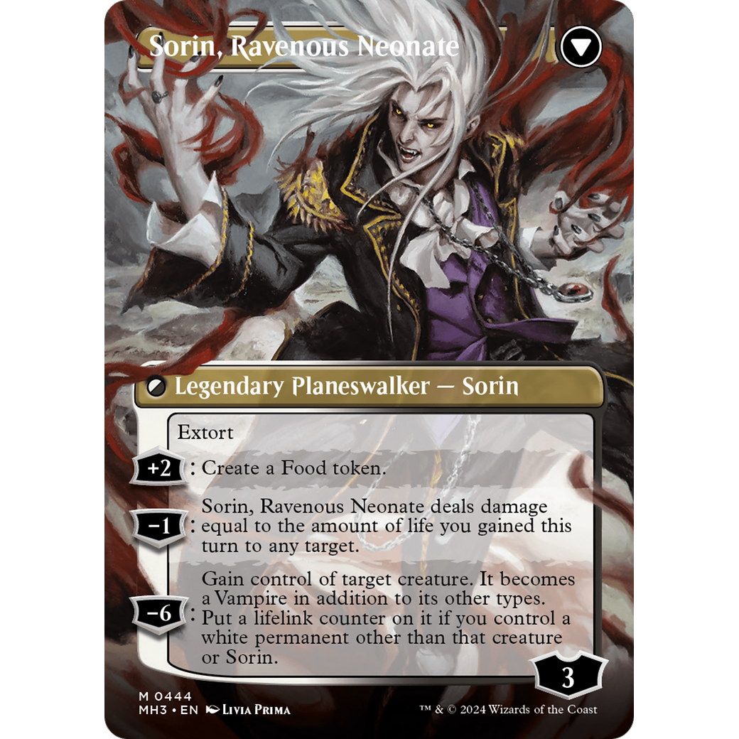 Sorin of House Markov // Sorin, Ravenous Neonate (MH3-444) - Modern Horizons 3 (Borderless)