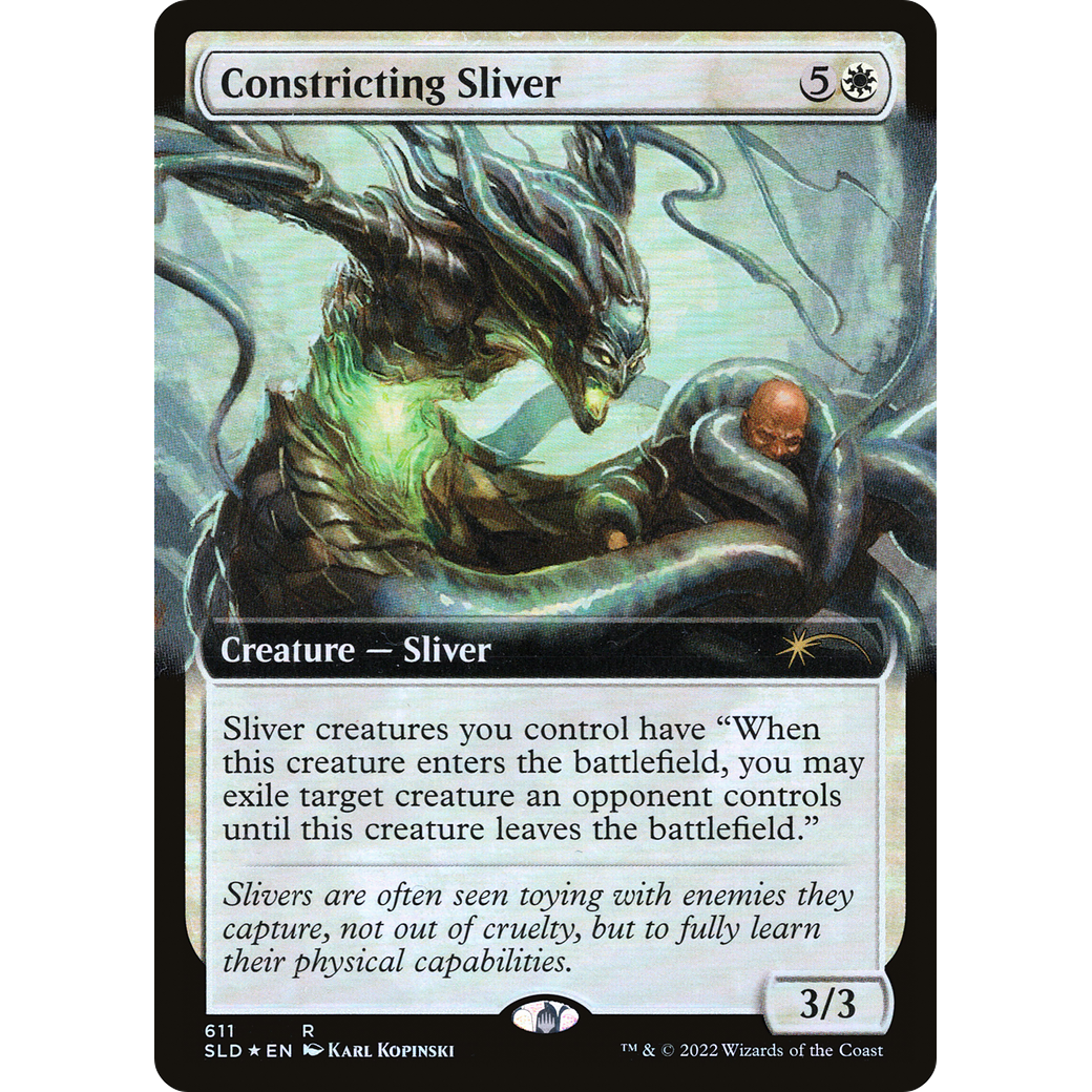 Constricting Sliver (Extended Art) (SLD-611) - Secret Lair Drop: (Extended Art) Foil