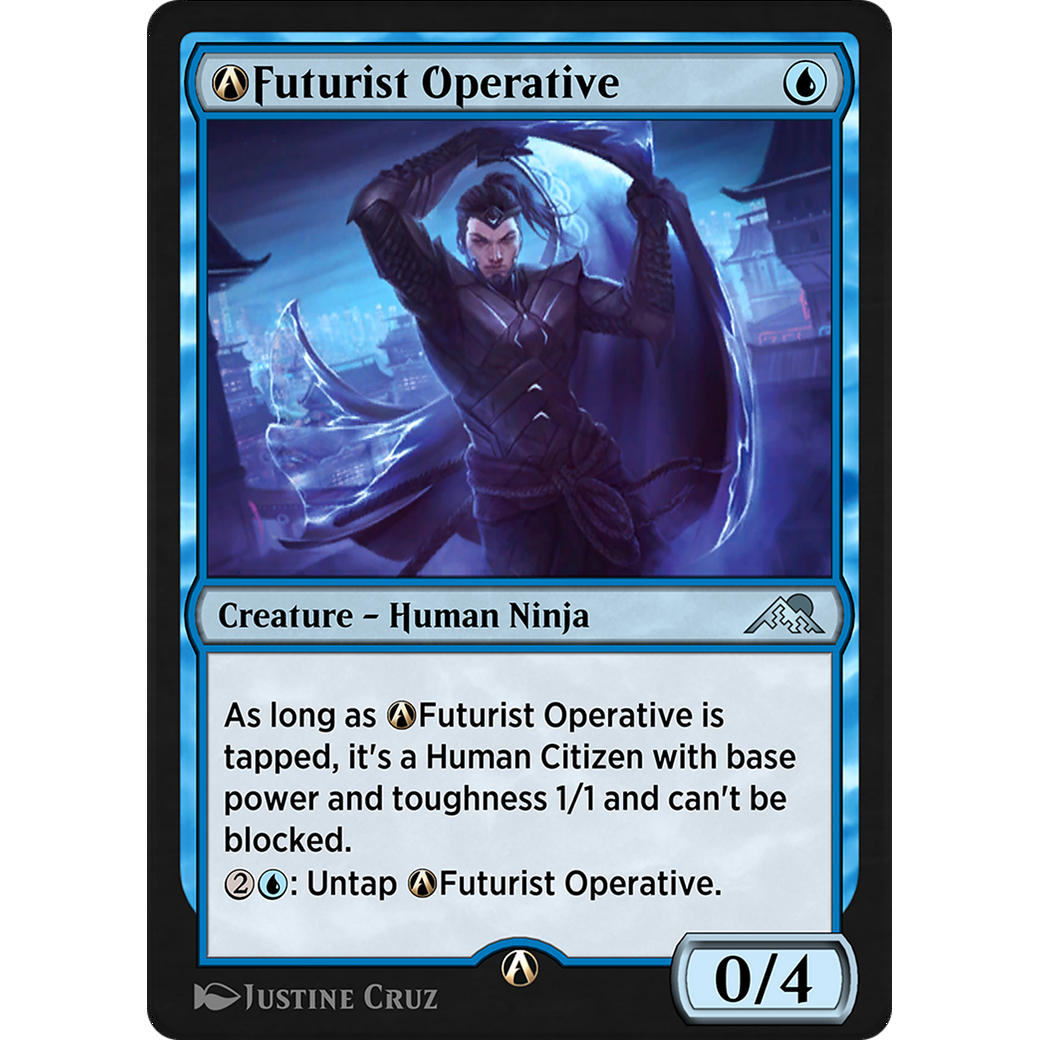 A-Futurist Operative (NEO-A-53) - Kamigawa: Neon Dynasty