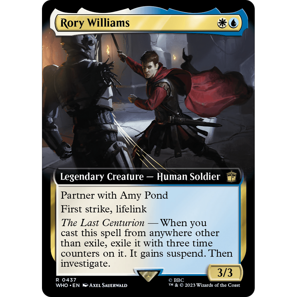 Rory Williams (Extended Art) (WHO-437) - Doctor Who: (Extended Art) Foil
