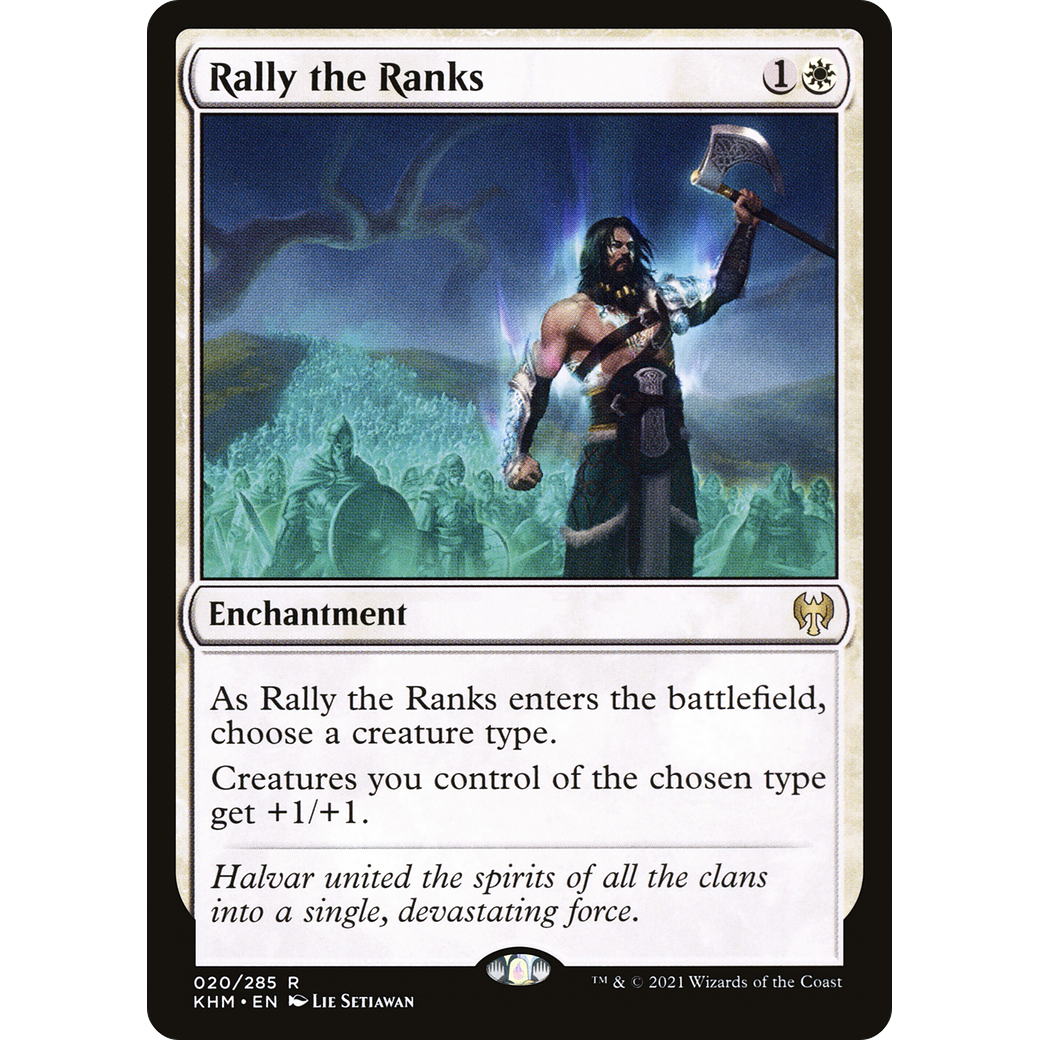 Rally the Ranks (KHM-020) - Kaldheim Foil