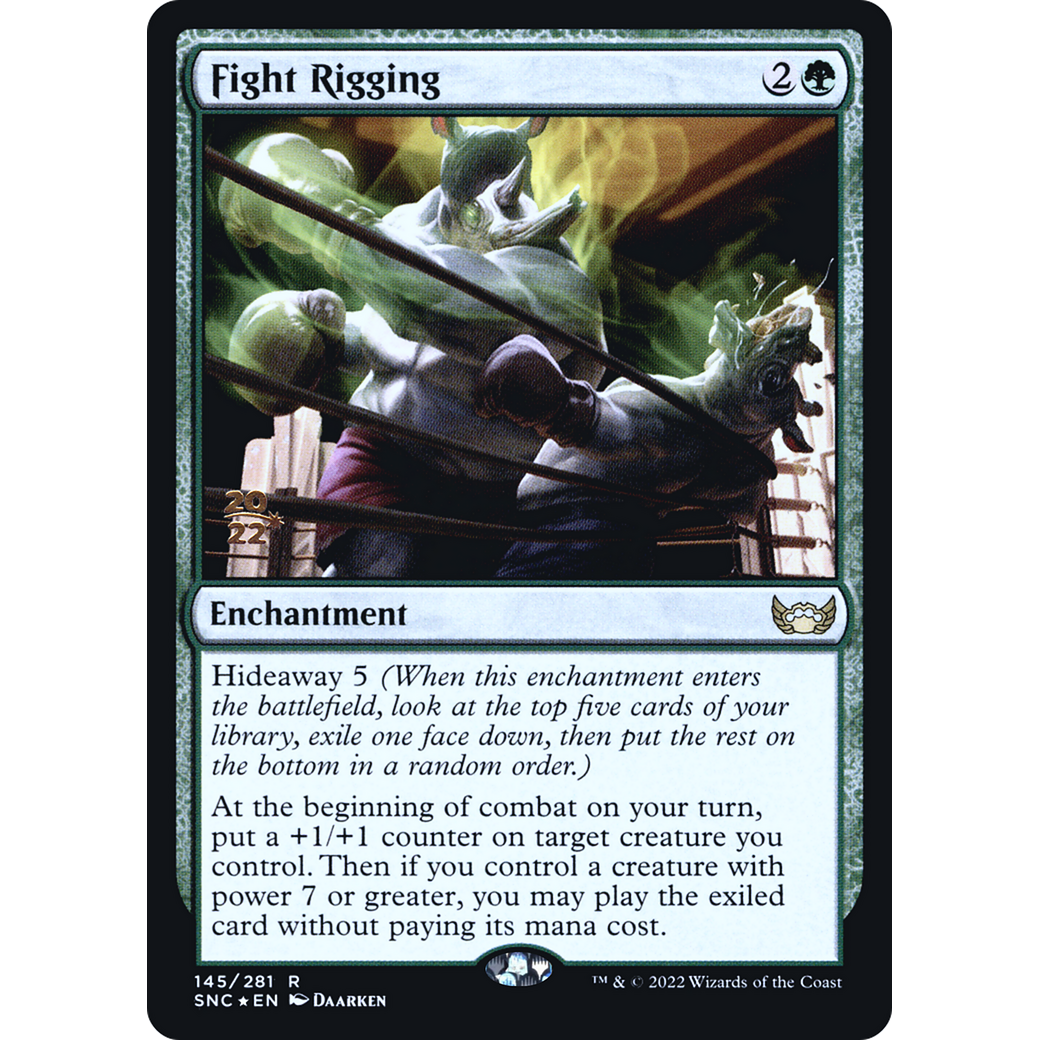 Fight Rigging (PRE-145) - Streets of New Capenna Promos Foil