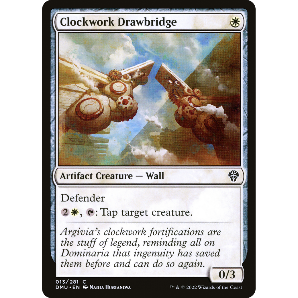 Clockwork Drawbridge (DMU-013) - Dominaria United Foil