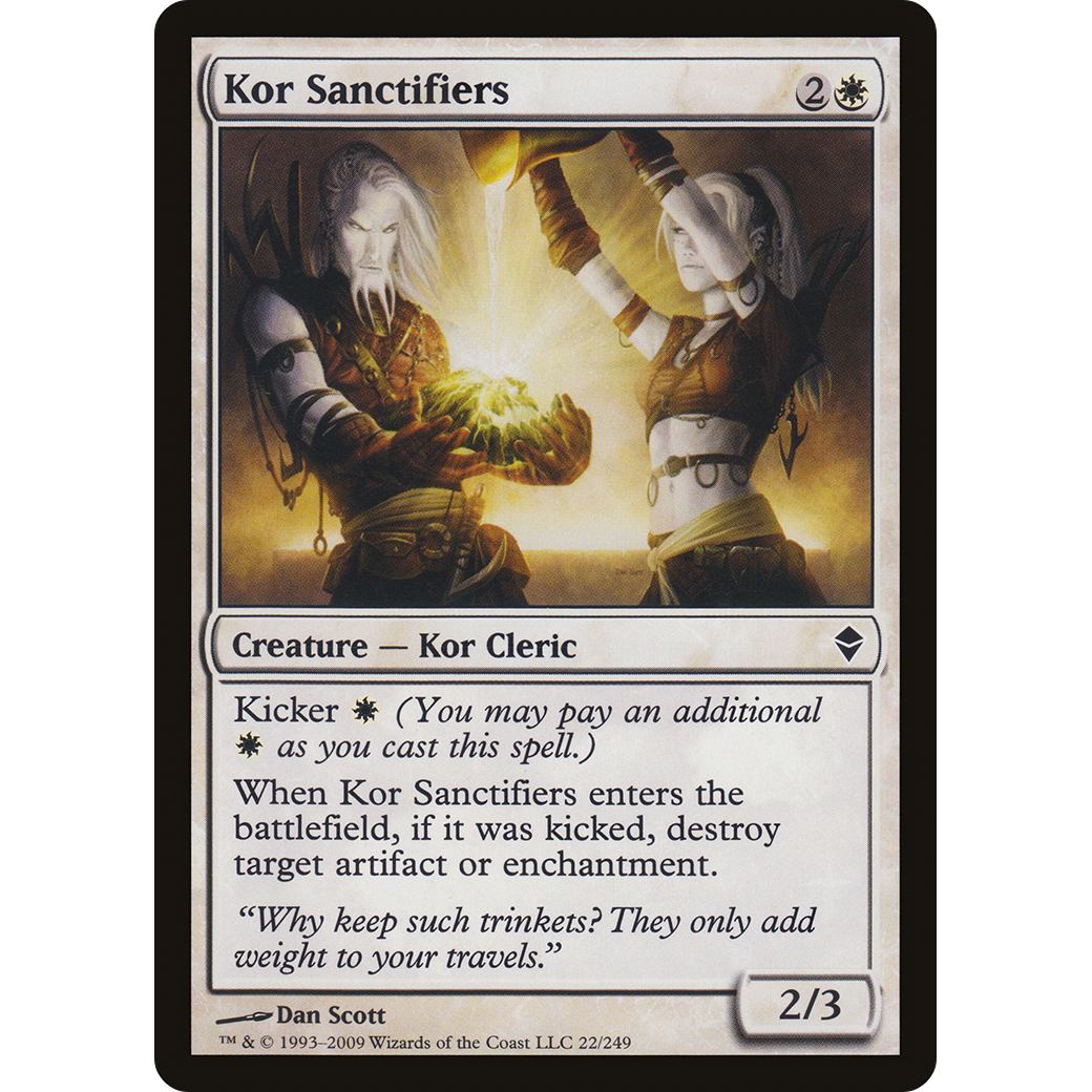 Kor Sanctifiers (ZEN-022) - Zendikar Foil