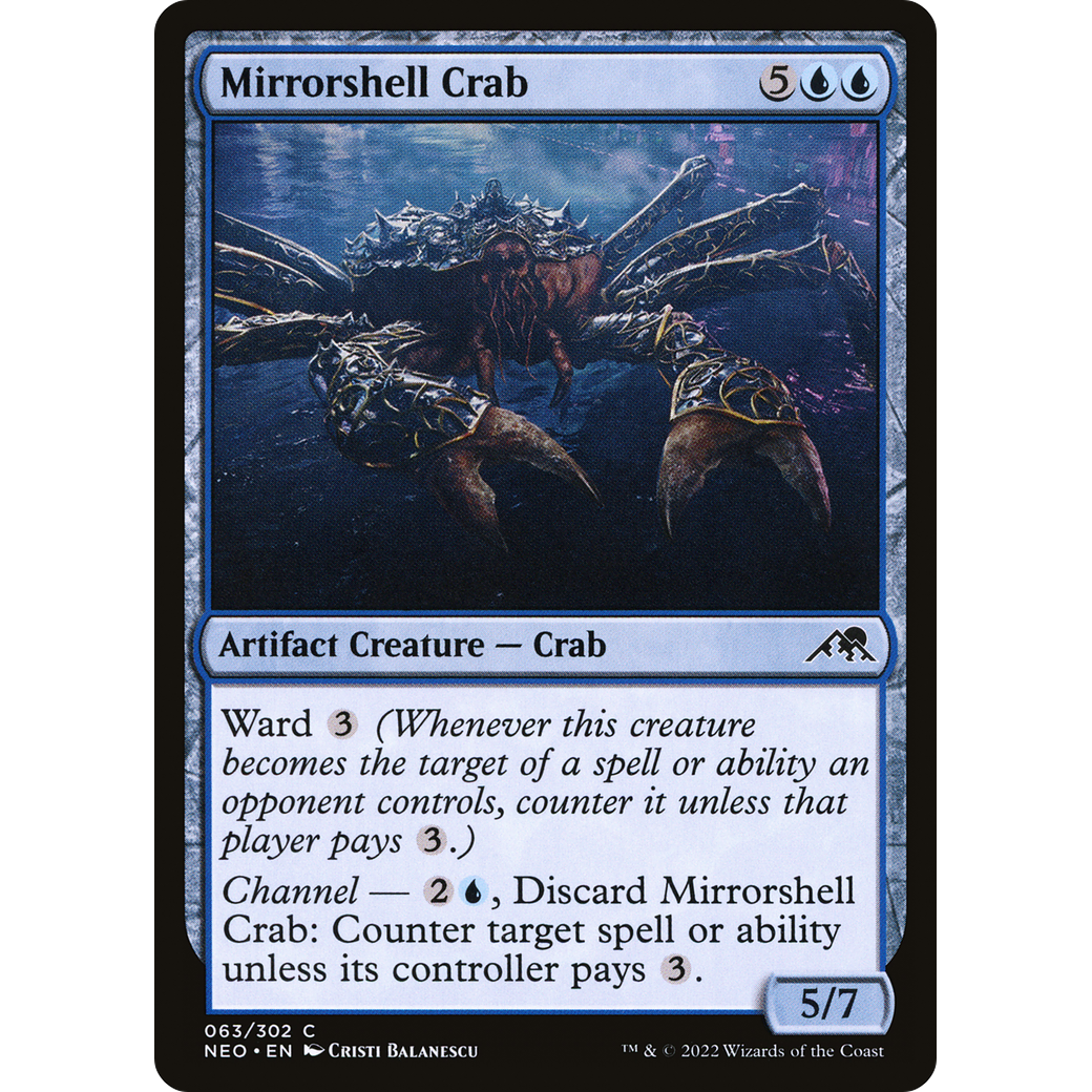 Mirrorshell Crab (NEO-063) - Kamigawa: Neon Dynasty
