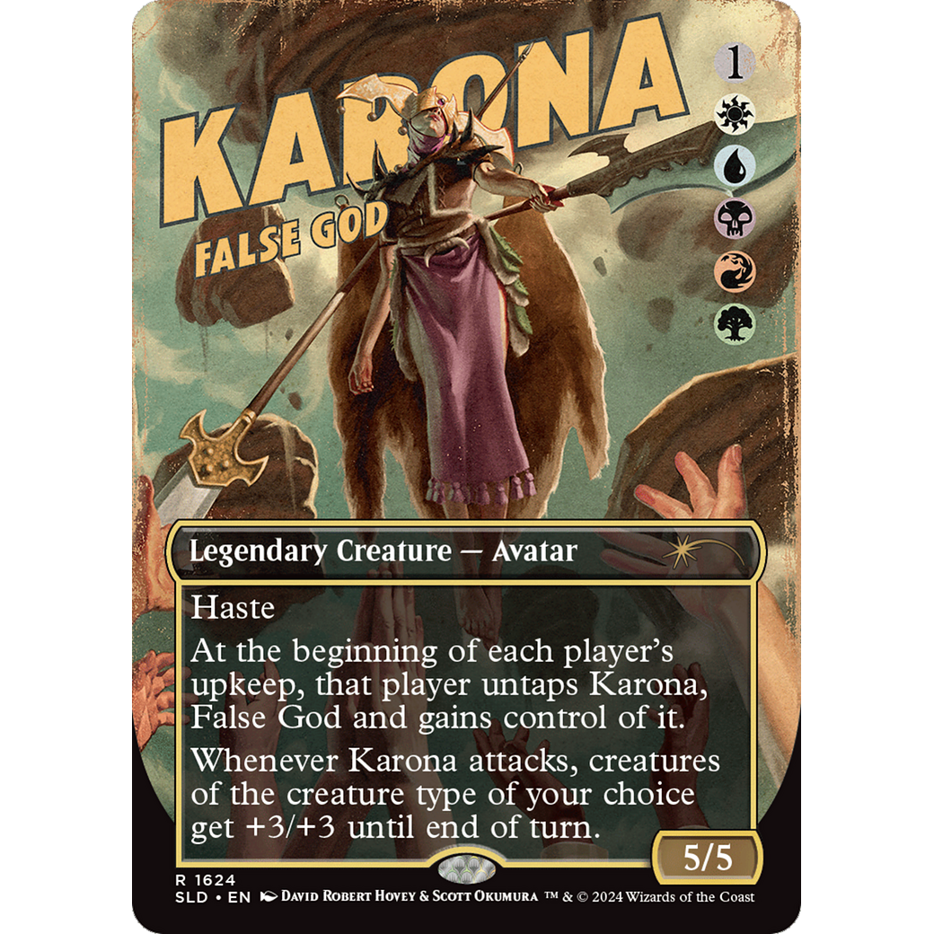 Karona, False God (SLD-1624) - Secret Lair Drop (Borderless)