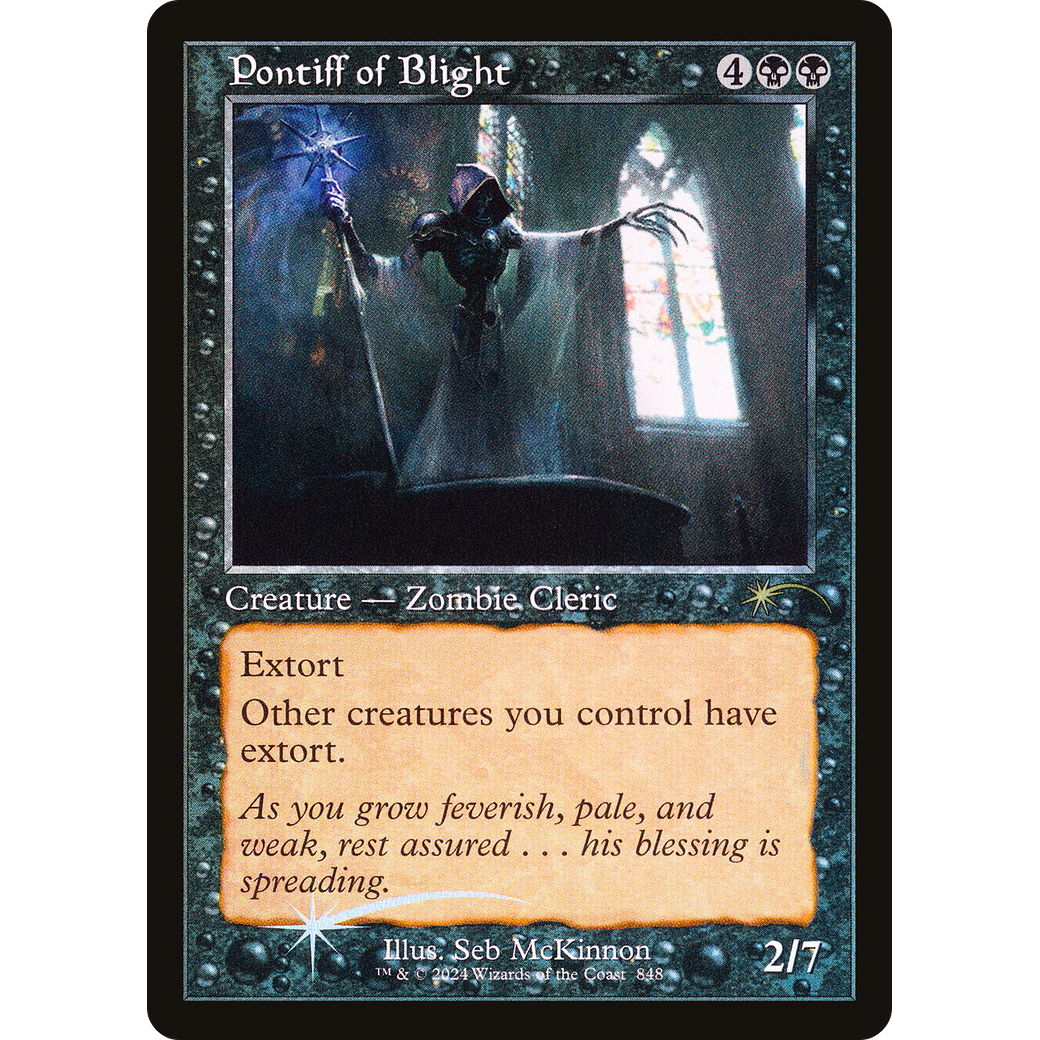 Pontiff of Blight (Retro Frame) (SLD-848) - Secret Lair Drop Foil