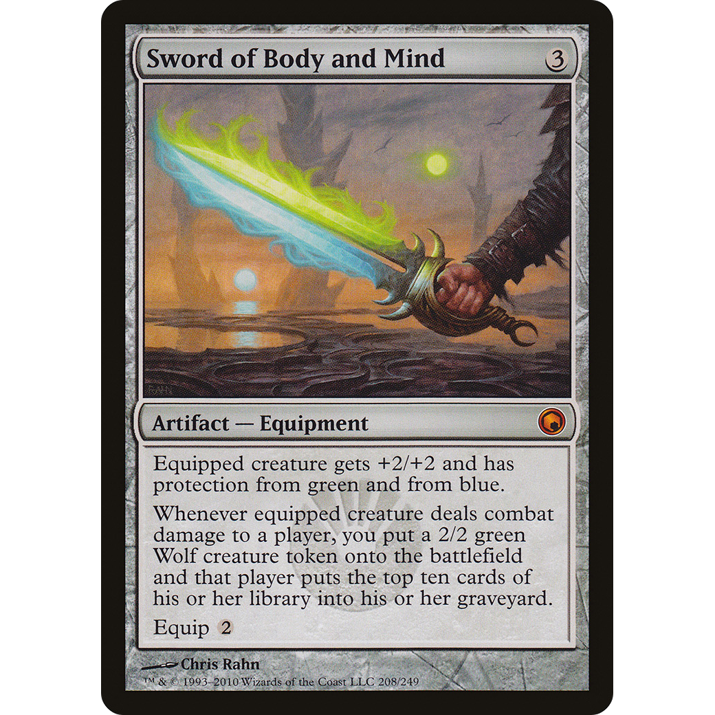 Sword of Body and Mind (SOM-208) - Scars of Mirrodin Foil