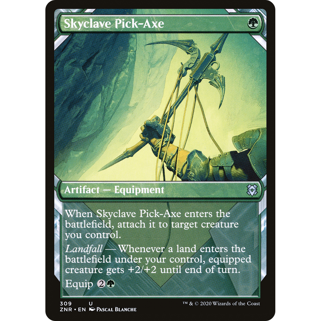 Skyclave Pick-Axe (Showcase) (ZNR-309) - Zendikar Rising: (Showcase) Foil