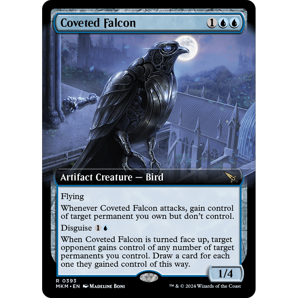 Coveted Falcon (MKM-393) - Murders at Karlov Manor: (Extended Art)