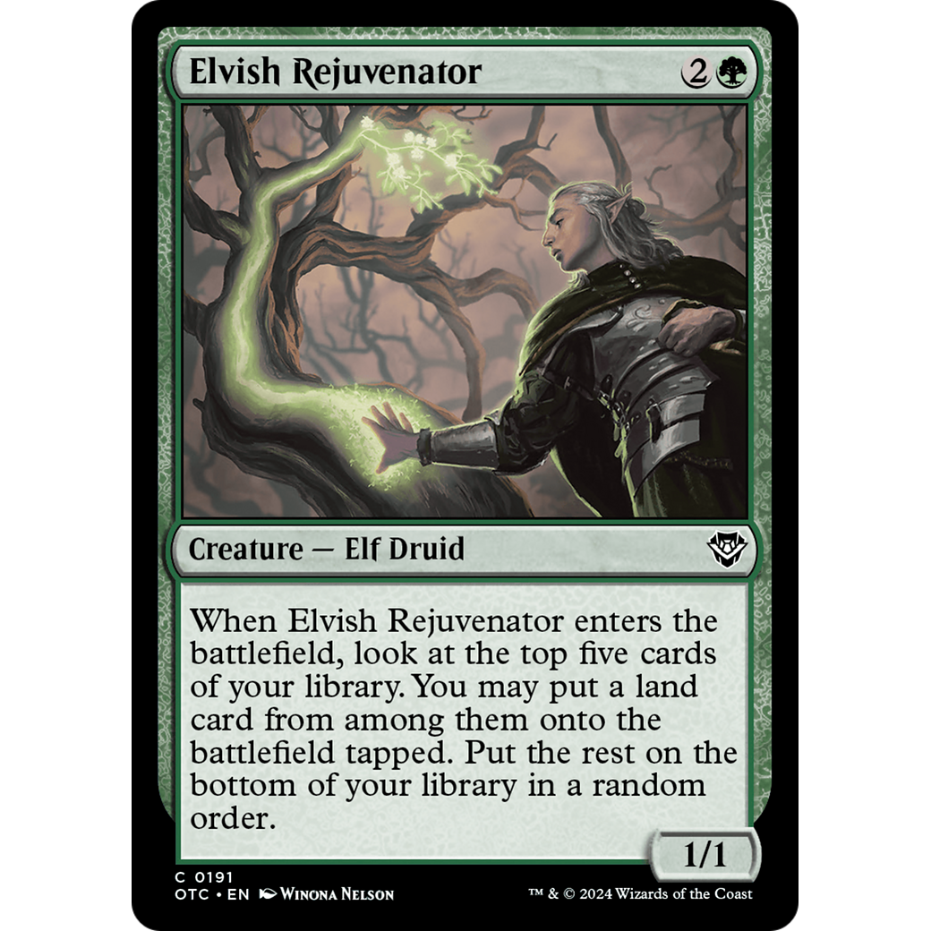 Elvish Rejuvenator (OTC-191) - Outlaws of Thunder Junction Commander