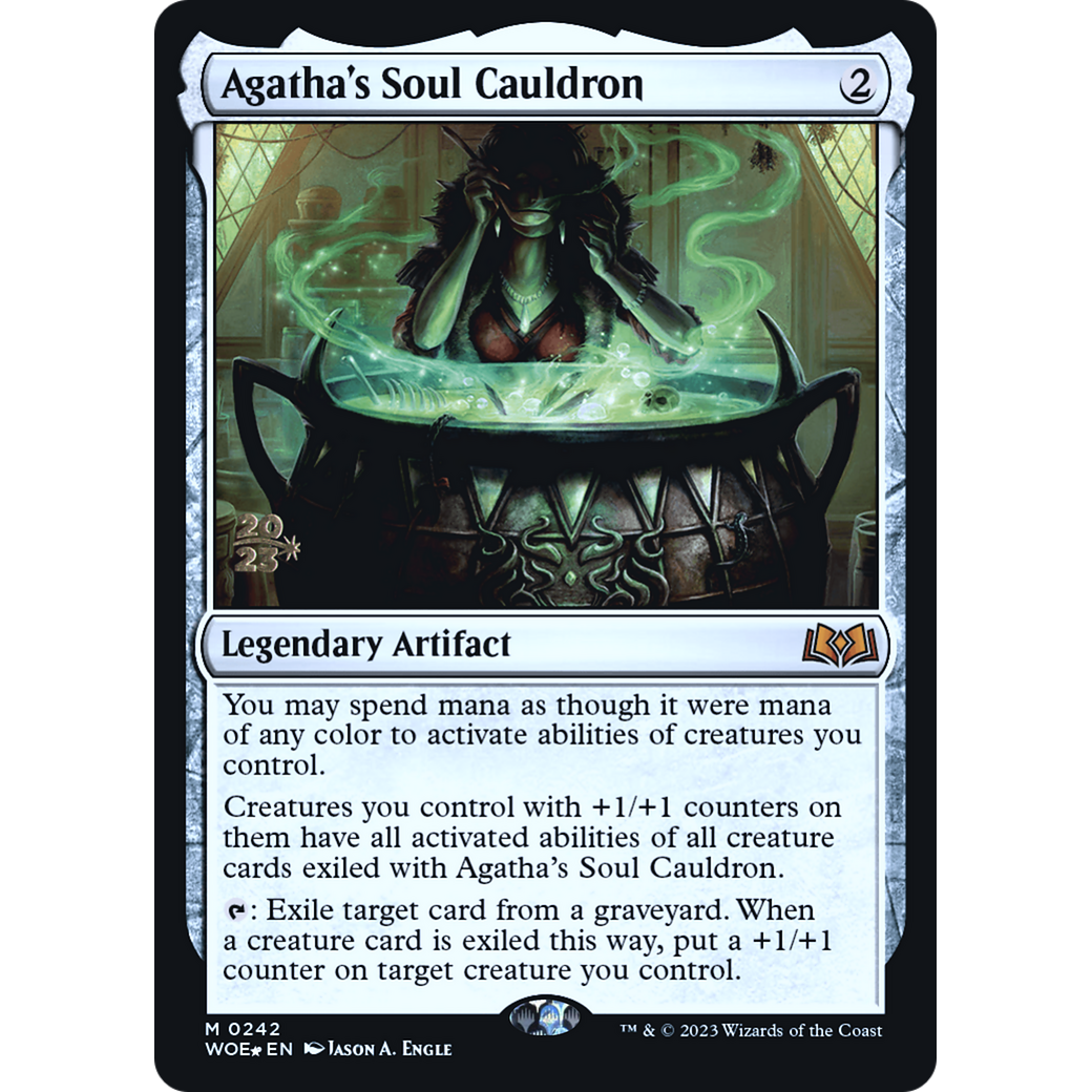 Agatha's Soul Cauldron (PRE-242S) - Wilds of Eldraine Promos Foil