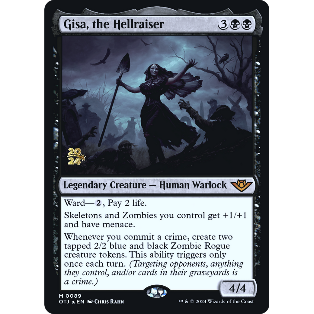 Gisa, the Hellraiser (PRE-89S) - Outlaws of Thunder Junction Promos Foil