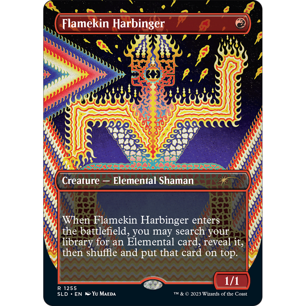 Flamekin Harbinger (SLD-1255) - Secret Lair Drop (Borderless) Foil