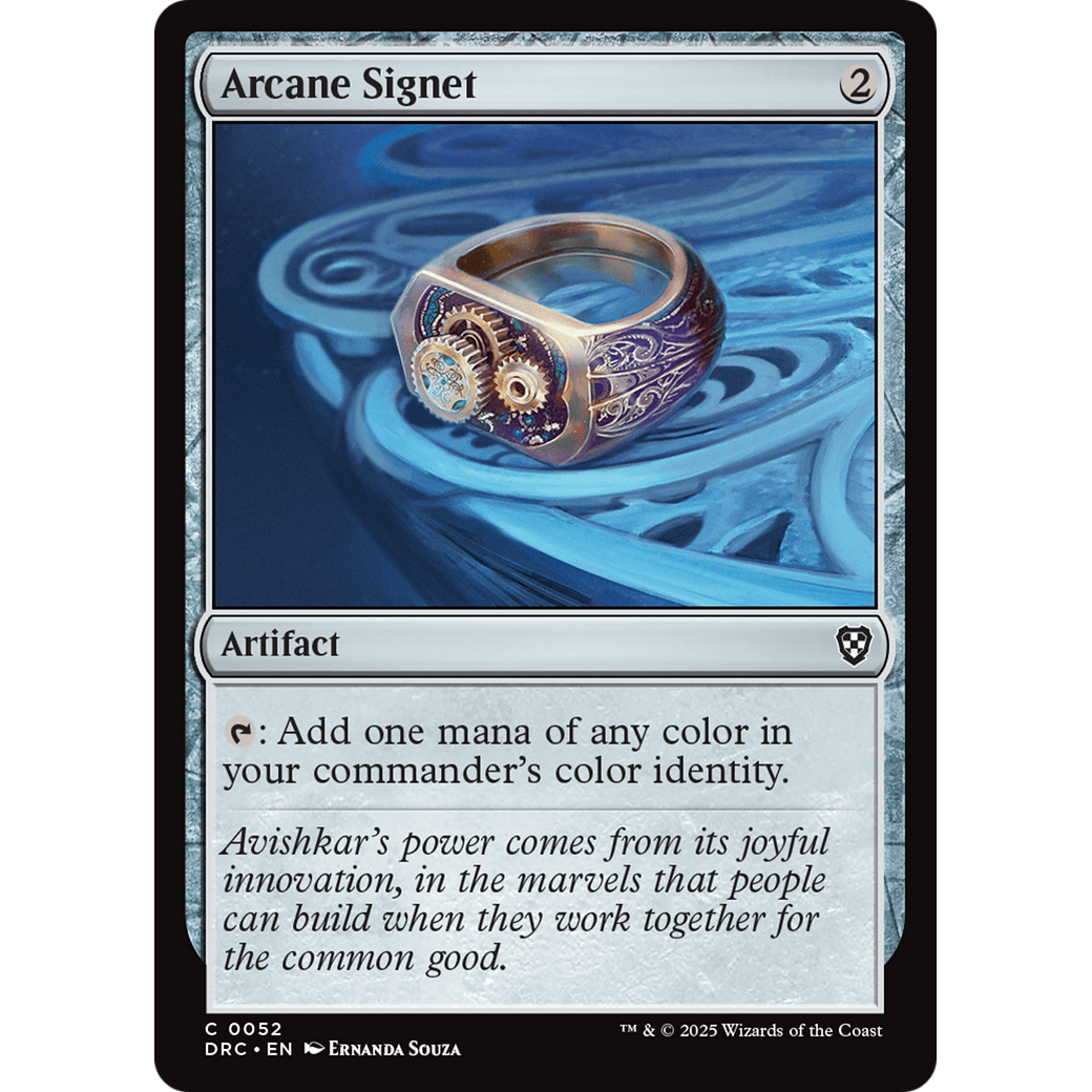 Arcane Signet (DRC-052) - Commander: Aetherdrift