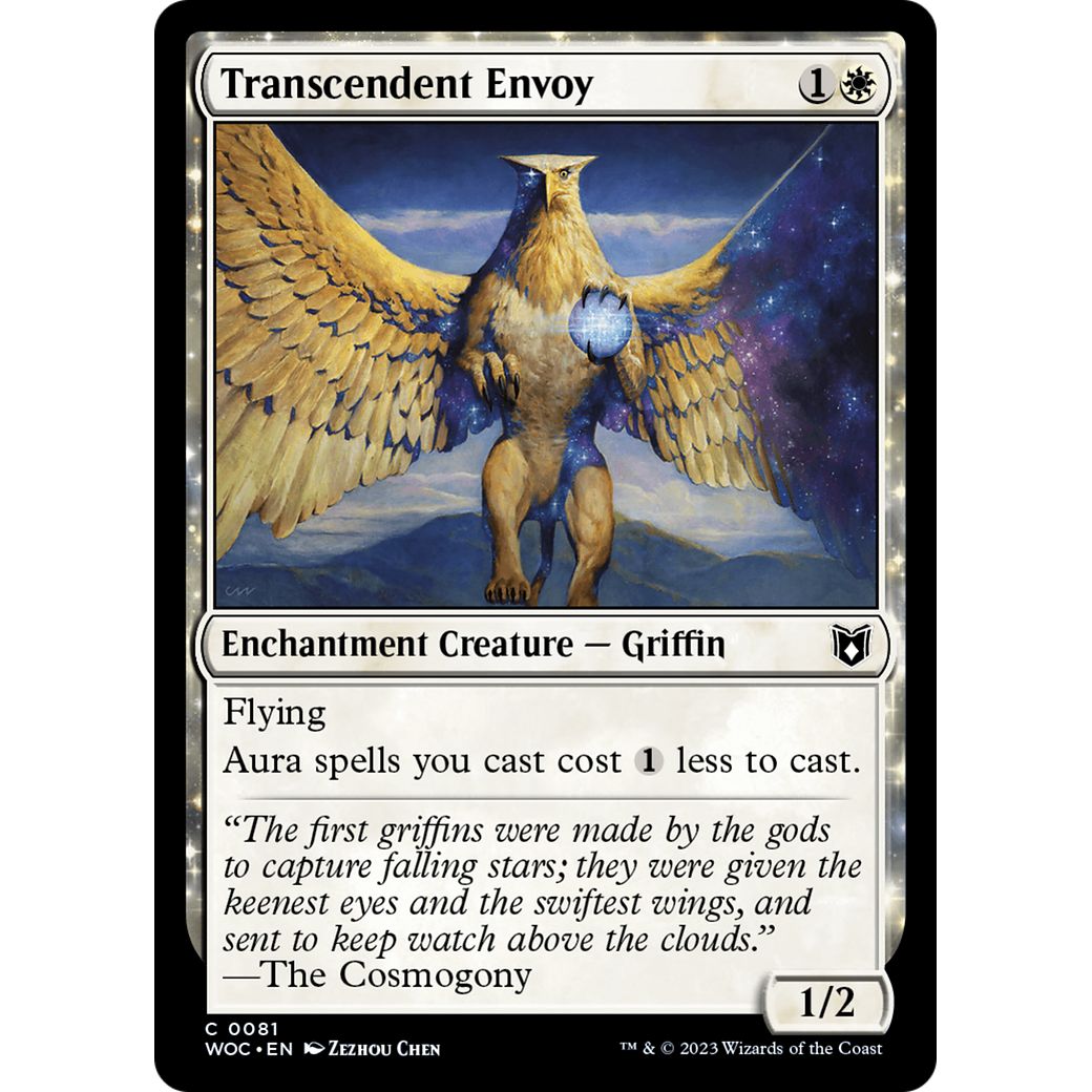 Transcendent Envoy (WOC-081) - Wilds of Eldraine Commander: (enchantment)