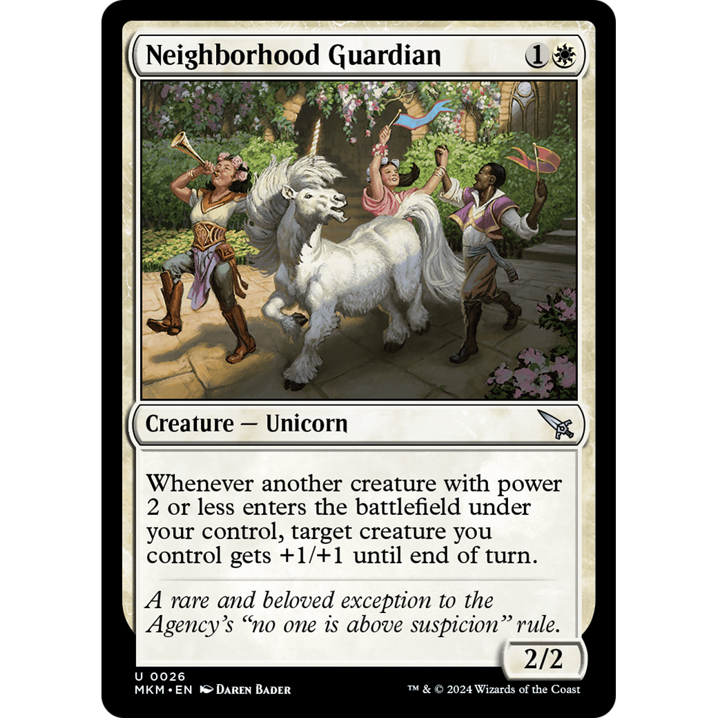 Neighborhood Guardian (MKM-026) - Murders at Karlov Manor Foil